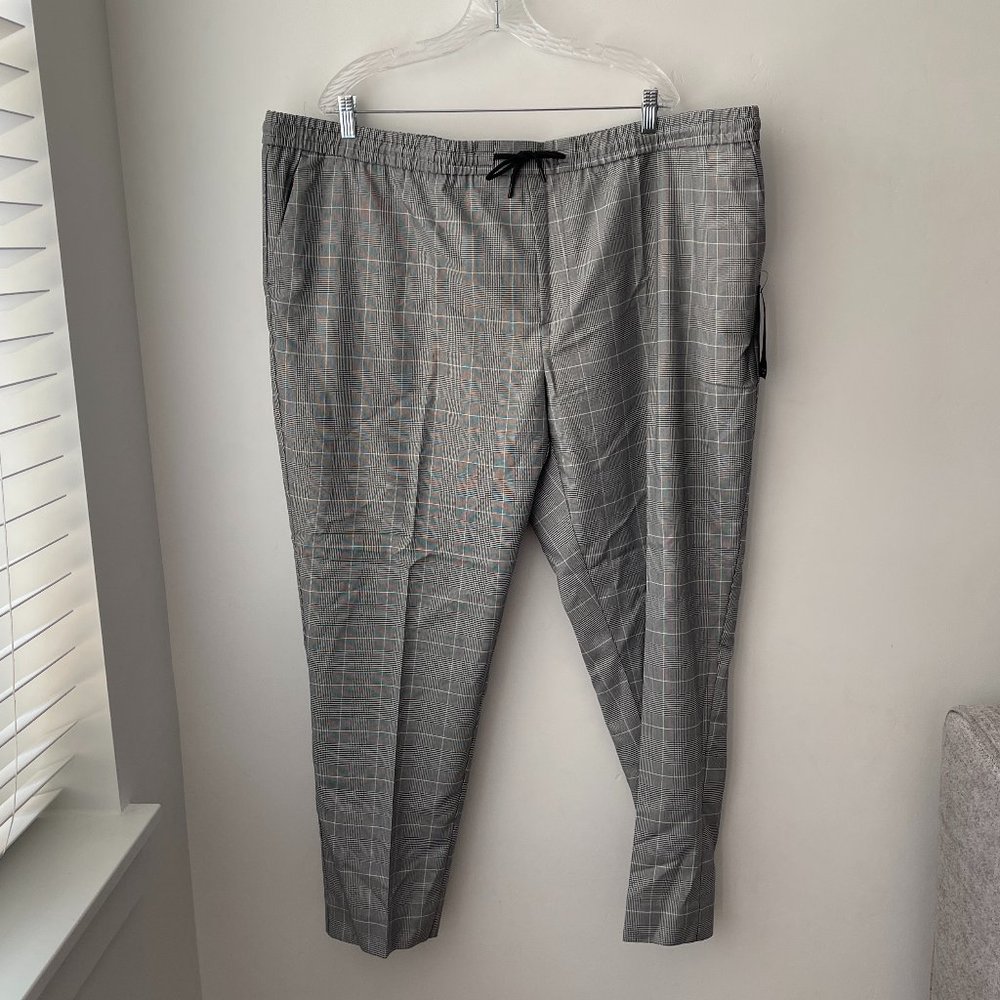 New Look Plus Shreddie Check Trousers